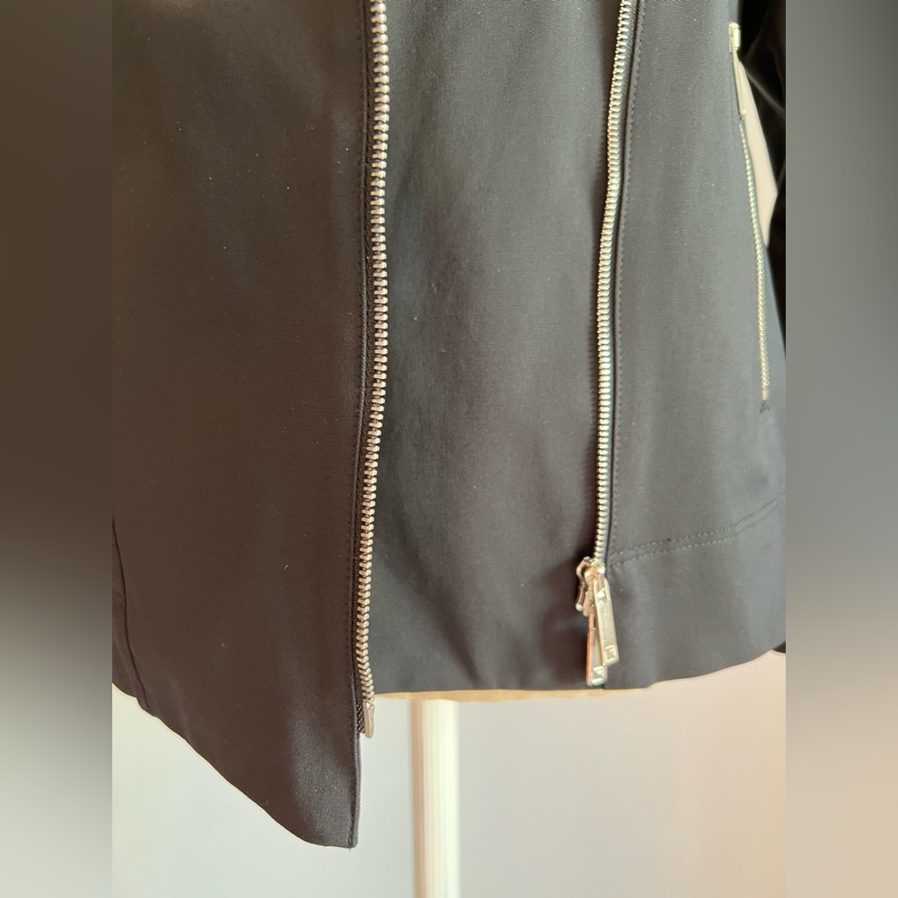 Lafayette 148 NY women’s Moto jacket Size 8 - Picture 5 of 15